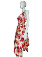 Load image into Gallery viewer, 1960's Floral Summer Wrap Dress Size M