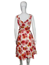 Load image into Gallery viewer, 1960's Floral Summer Wrap Dress Size M