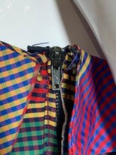 Load image into Gallery viewer, 1940s Multicolor Gingham Party Dress – Size S