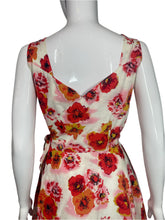 Load image into Gallery viewer, 1960's Floral Summer Wrap Dress Size M