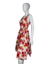 Load image into Gallery viewer, 1960's Floral Summer Wrap Dress Size M