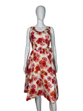 Load image into Gallery viewer, 1960's Floral Summer Wrap Dress Size M