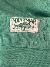 Load image into Gallery viewer, 1930's Green Linen "Man O'War" Dance Romper Size L