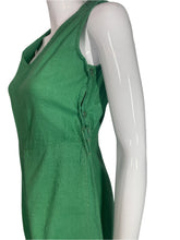 Load image into Gallery viewer, 1930's Green Linen "Man O'War" Dance Romper Size L