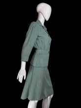 Load image into Gallery viewer, 1940s Sacony Seafoam Green Skirt Suit – Size S