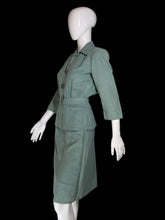 Load image into Gallery viewer, 1940s Sacony Seafoam Green Skirt Suit – Size S