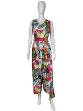 Load image into Gallery viewer, 1970's Alice of California Floral Jumpsuit Size S