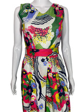 Load image into Gallery viewer, 1970's Alice of California Floral Jumpsuit Size S