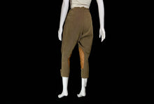 Load image into Gallery viewer, 1930s Wool Twill Jodhpurs with Suede Patches – Size S