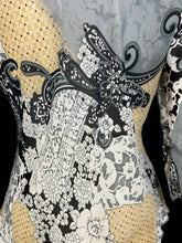 Load image into Gallery viewer, 2000s Sheer Psychedelic Paisley Kimono Sleeve Blouse – Size M/L