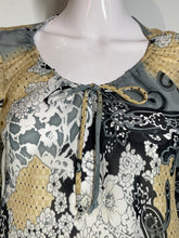 Load image into Gallery viewer, 2000s Sheer Psychedelic Paisley Kimono Sleeve Blouse – Size M/L