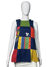 Load image into Gallery viewer, Colorful patchwork tunic on a mannequin against a plain background