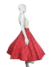 Load image into Gallery viewer, Mannequin wearing a red circle skirt