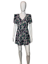 Load image into Gallery viewer, 1990's Floral Rayon Romper Size S/M