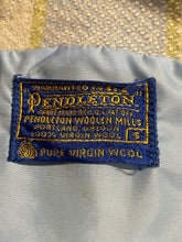 Load image into Gallery viewer, 1960's Blue and Green Pendleton 49er Jacket Size S