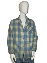Load image into Gallery viewer, 1960's Blue and Green Pendleton 49er Jacket Size S