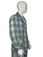 Load image into Gallery viewer, 1960's Blue and Green Pendleton 49er Jacket Size S