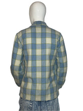 Load image into Gallery viewer, 1960's Blue and Green Pendleton 49er Jacket Size S