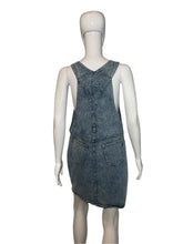 Load image into Gallery viewer, 1990's Denim Overalls Dress Size S