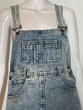 Load image into Gallery viewer, 1990's Denim Overalls Dress Size S