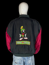 Load image into Gallery viewer, 1993 Looney Tunes Marvin the Martian Silk Jacket Size M/L