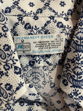Load image into Gallery viewer, 1960's K-Mart Perma Press Damask Casual Shirt Size S