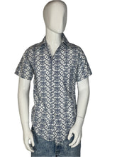 Load image into Gallery viewer, 1960's K-Mart Perma Press Damask Casual Shirt Size S