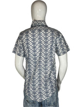 Load image into Gallery viewer, 1960's K-Mart Perma Press Damask Casual Shirt Size S
