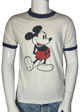 Load image into Gallery viewer, 1980's Classic Mickey Ringer Tee Size S