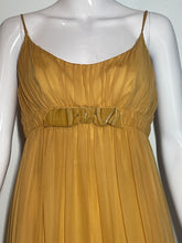 Load image into Gallery viewer, 1960's Miss America Creamsicle Chiffon Cocktail Dress Size S