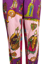 Load image into Gallery viewer, 1990’s Rare Versace Pope Print Jeans Size S/M