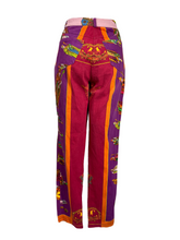 Load image into Gallery viewer, 1990’s Rare Versace Pope Print Jeans Size S/M