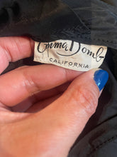 Load image into Gallery viewer, 1950's Black Taffeta Beaded Emma Domb Gown Size S/M