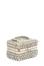 Load image into Gallery viewer, 1950's Winkelman's Silver Beaded Box Purse