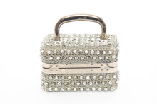 Load image into Gallery viewer, 1950's Winkelman's Silver Beaded Box Purse