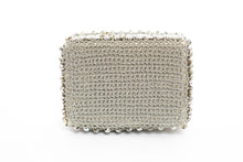 Load image into Gallery viewer, 1950's Winkelman's Silver Beaded Box Purse