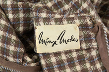 Load image into Gallery viewer, 1950's Minx Modes Olive Plaid Dress Size S