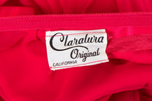 Load image into Gallery viewer, 1960's Claralura Pink Chiffon Angel Sleeves Mini Dress Size S