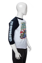 Load image into Gallery viewer, 1980&#39;s White and Black Graphic Print Speedway Championship T-Shirt Size M
