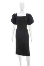 Load image into Gallery viewer, 1950's Fred Perlberg Black Lace Cocktail Dress Size S