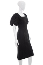Load image into Gallery viewer, 1950's Fred Perlberg Black Lace Cocktail Dress Size S