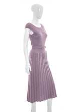 Load image into Gallery viewer, 1940's Lass of Scotland Lilac Wool Knit Dress Size XS/S