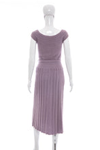 Load image into Gallery viewer, 1940's Lass of Scotland Lilac Wool Knit Dress Size XS/S