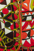 Load image into Gallery viewer, 1960's Emilio Pucci Velvet Abstract Print Skirt Suit Size S