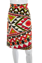 Load image into Gallery viewer, 1960's Emilio Pucci Velvet Abstract Print Skirt Suit Size S