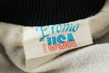 Load image into Gallery viewer, 1980's Alabama Black Satin and White Graphic Jacket Size XL