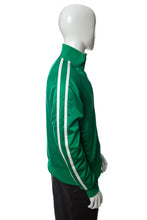 Load image into Gallery viewer, 1970&#39;s Champion Green and White Stripe ASU Track Jacket Size L
