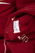 Load image into Gallery viewer, 1950's Hilton Maroon Bowling Shirt Size S/M