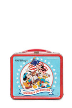 Load image into Gallery viewer, 1970's Walt Disney Bicentennial America on Parade Lunchbox and Thermos Set