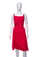 Load image into Gallery viewer, 1960's Carol Craig Hot Pink Chiffon Cocktail Dress Size XS